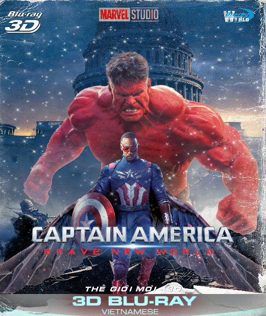 Z319.Captain America Brave New World 2025 -  THẾ GIỚI MỚI 3D50G  (DTS-HD MA 7.1) 3D USA